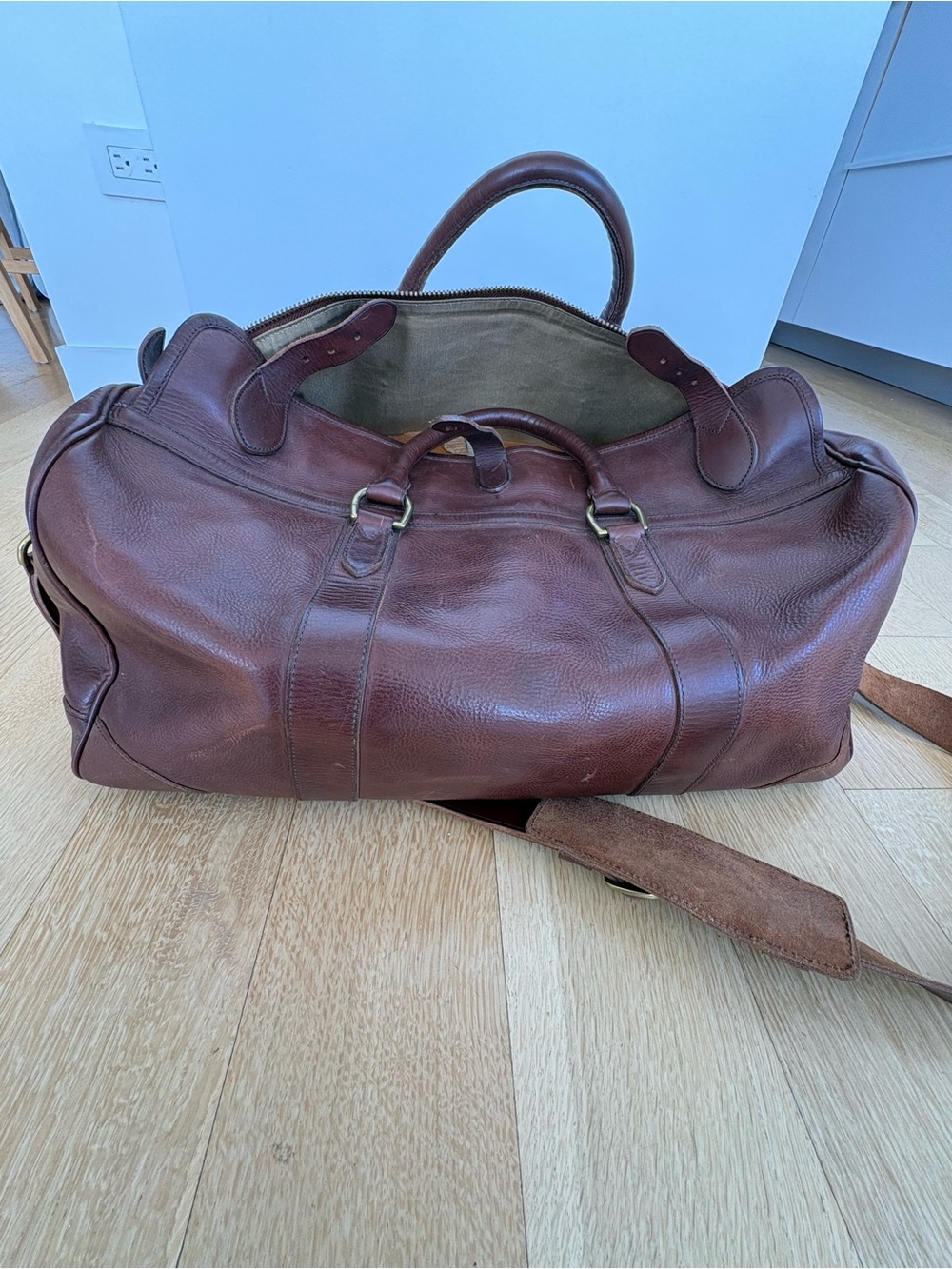 Ralph Lauren Leather Rockport Duffle Bag - Picture 5 of 16